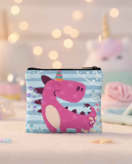unicorn fantasy print purse - lifestyle