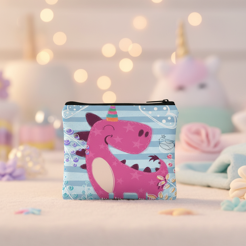 unicorn fantasy print purse - lifestyle
