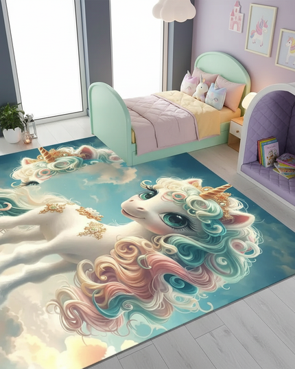 unicorn fantasy rug - lifestyle