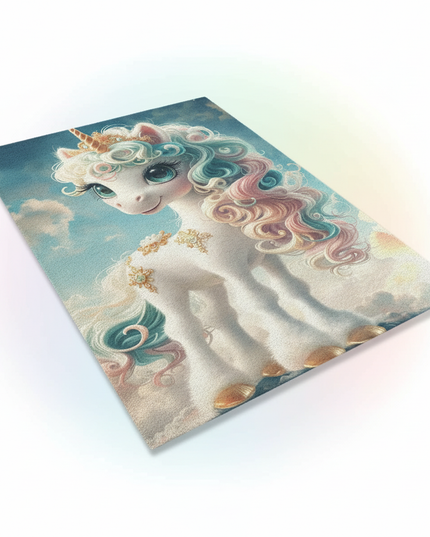 unicorn fantasy rug - white-bg
