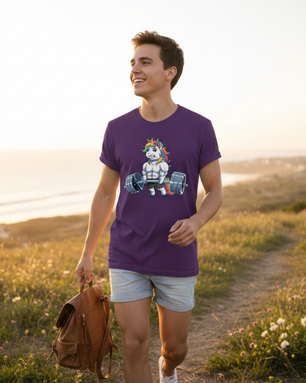 unicorn field trip shirt - in-use