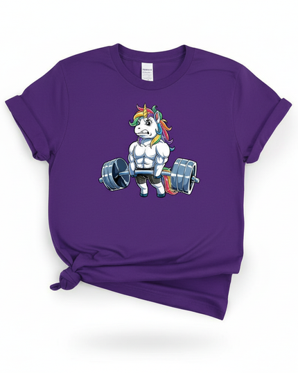 unicorn field trip shirt - white-bg