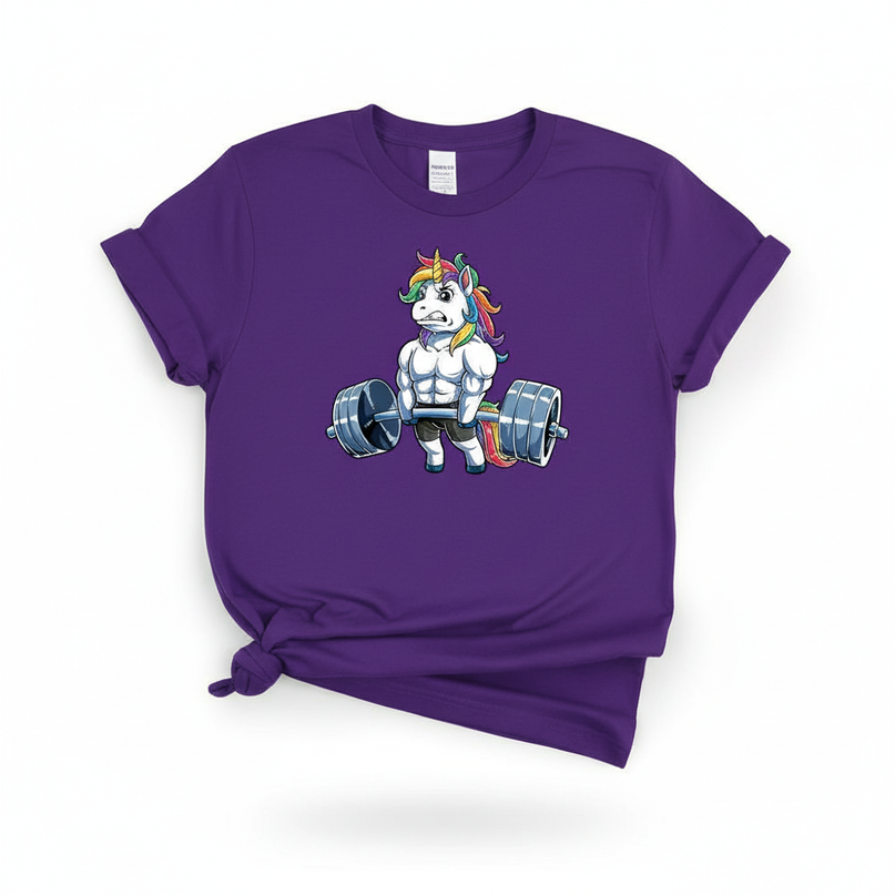 unicorn field trip shirt - white-bg