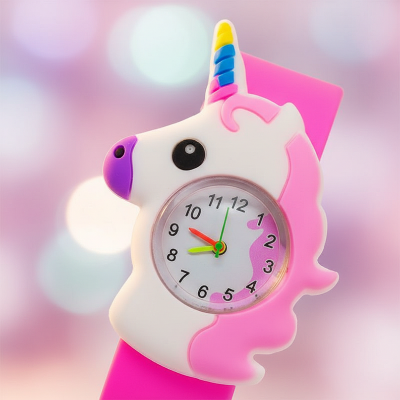unicorn floral watch - detail