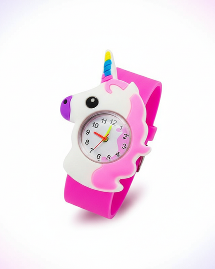 unicorn floral watch - white-bg