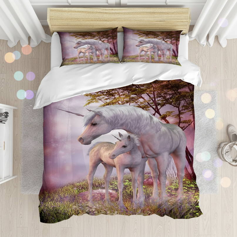 unicorn foal bedding - lifestyle
