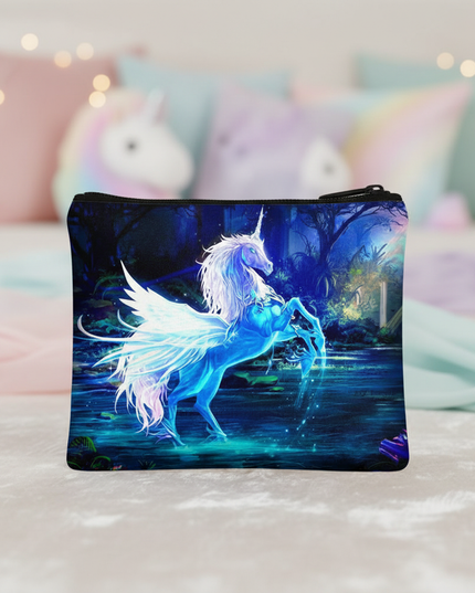 unicorn forest print purse - lifestyle