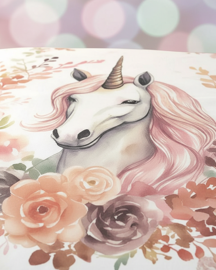 unicorn full size bedding - detail