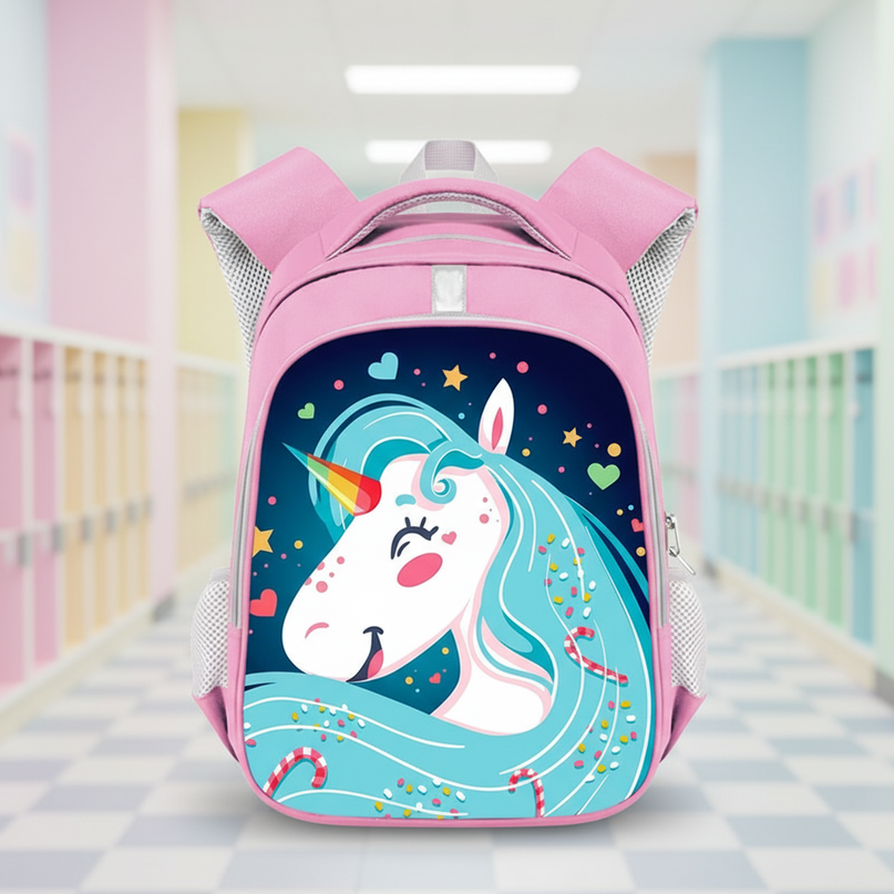 unicorn fun backpack for school - lifestyle