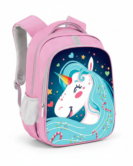 unicorn fun backpack for school - white-bg