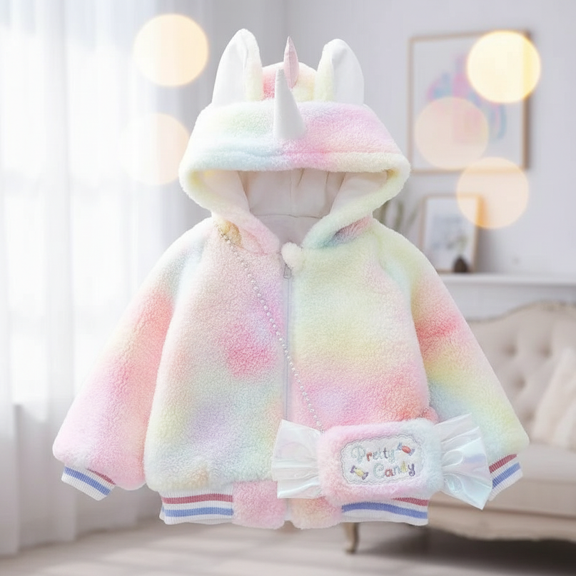 unicorn fur coat - lifestyle
