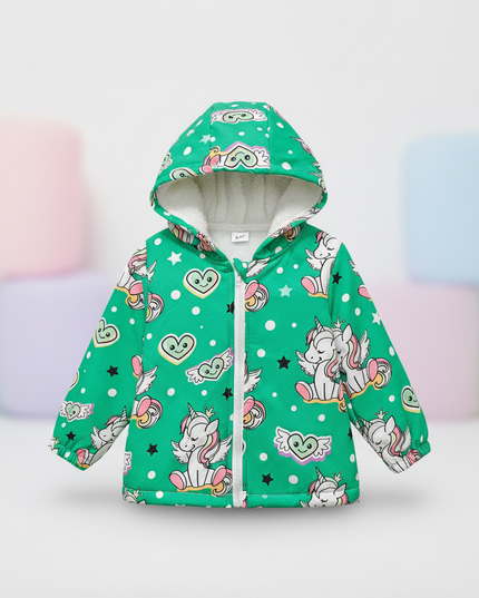 unicorn fur jacket - lifestyle