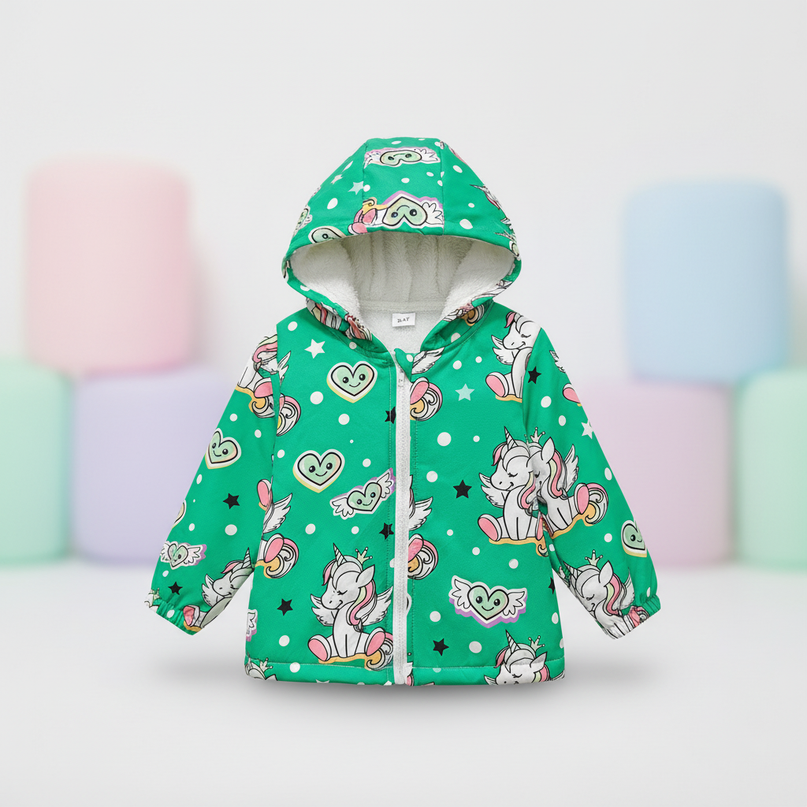 unicorn fur jacket - lifestyle