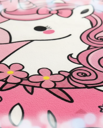 unicorn fur rug - detail