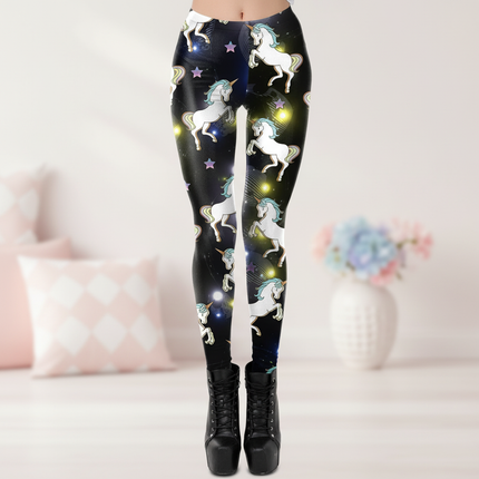 unicorn galaxy leggings - lifestyle