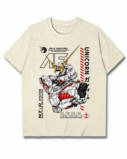 unicorn gaming shirt - white-bg