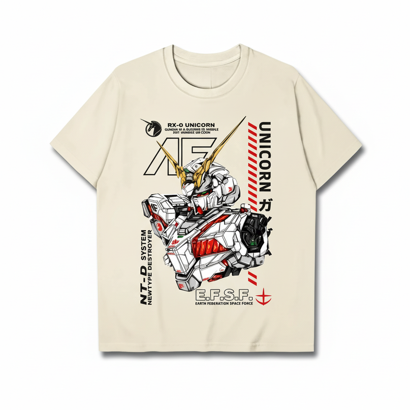 unicorn gaming shirt - white-bg