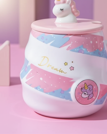 unicorn gift mug - detail