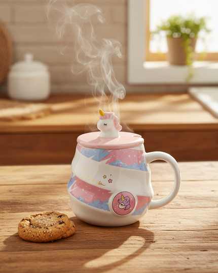 unicorn gift mug - lifestyle