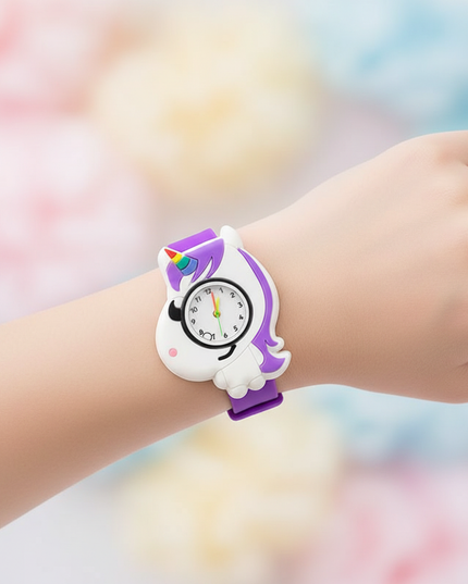 unicorn gift watch - in-use