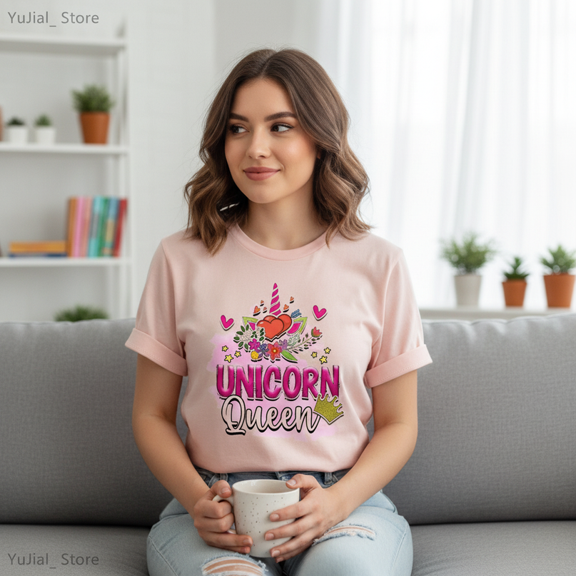 unicorn girl shirt women - lifestyle
