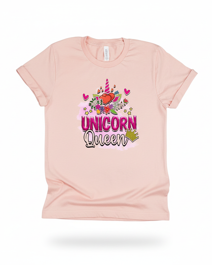 unicorn girl shirt women - white-bg