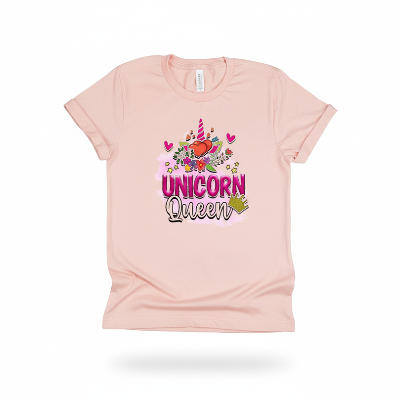 unicorn girl shirt women - white-bg