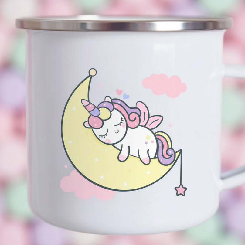 unicorn goodnight mug - detail