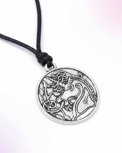 unicorn goth necklace - white-bg