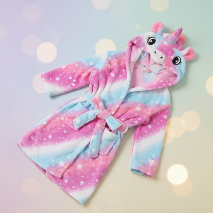 unicorn gradient robe - lifestyle