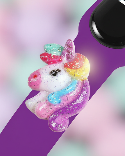 unicorn grape watch - detail