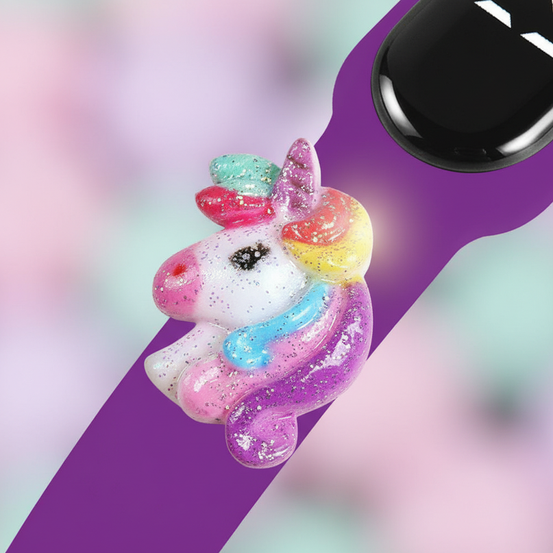unicorn grape watch - detail