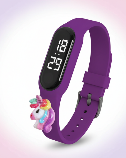 unicorn grape watch - white-bg