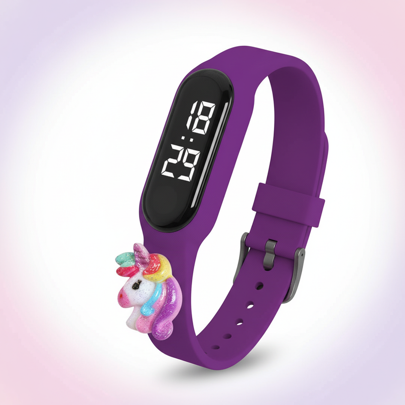 unicorn grape watch - white-bg