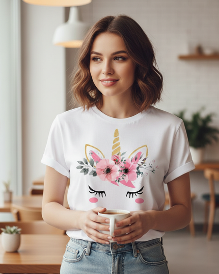unicorn graphic shirt women - lifestyle