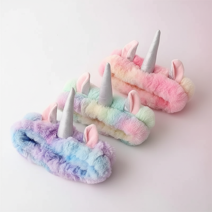 unicorn halloween headband - white-bg