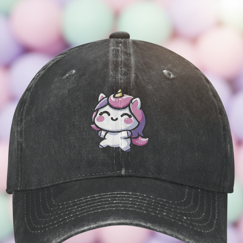 unicorn hat costume - detail