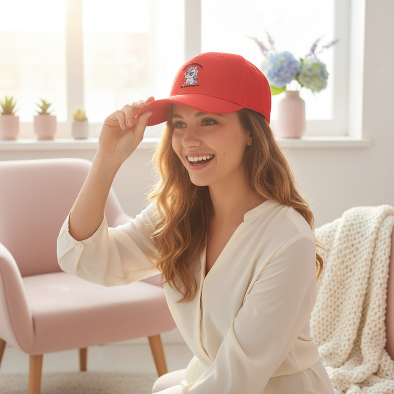 unicorn hat for women - in-use