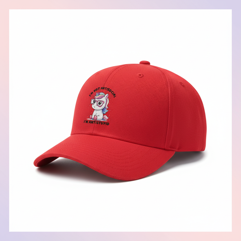 unicorn hat for women - white-bg