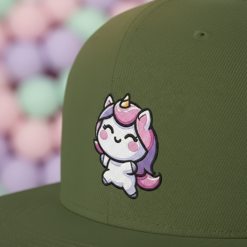 unicorn hats adults - detail
