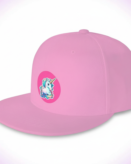unicorn head hat - white-bg