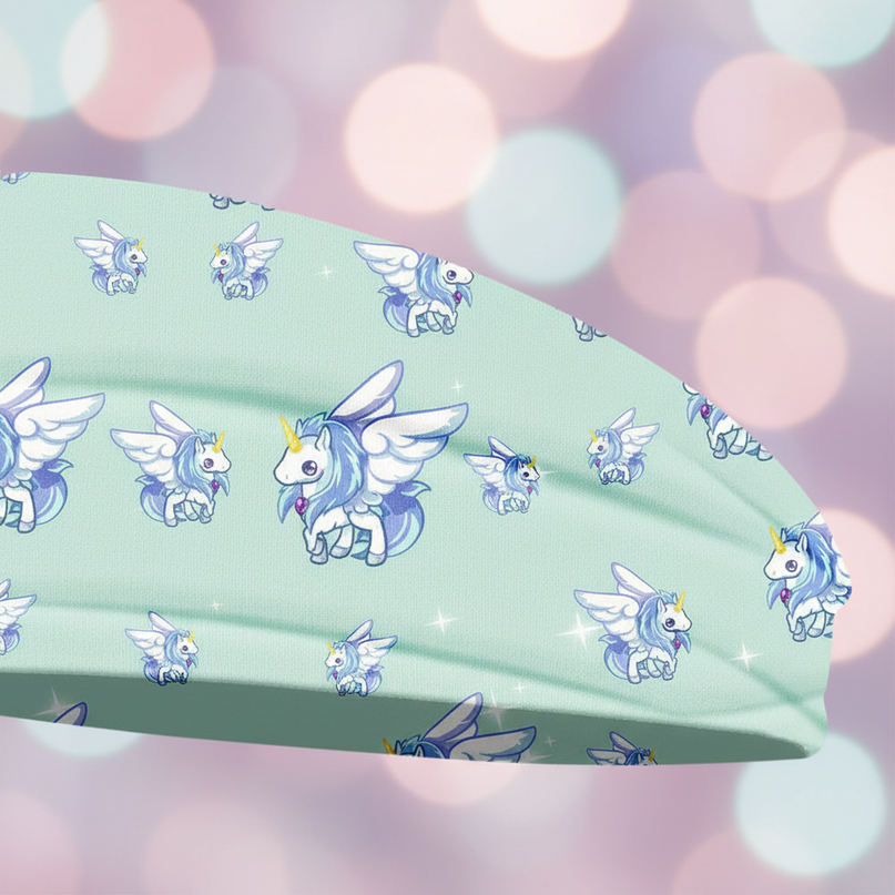 unicorn headband adult - detail