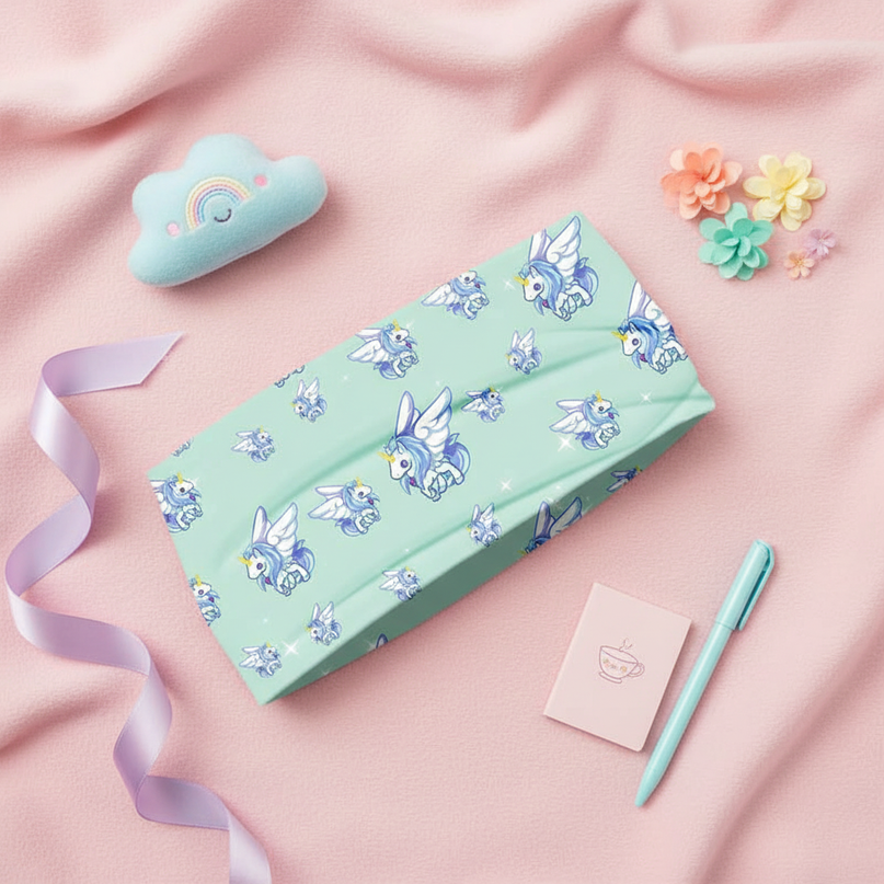unicorn headband adult - flat-lay