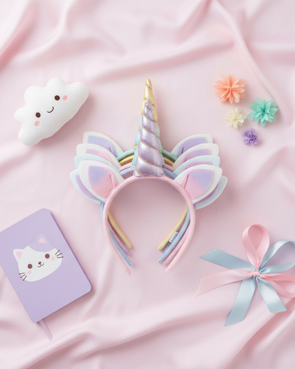 unicorn headband bulk pack - flat-lay