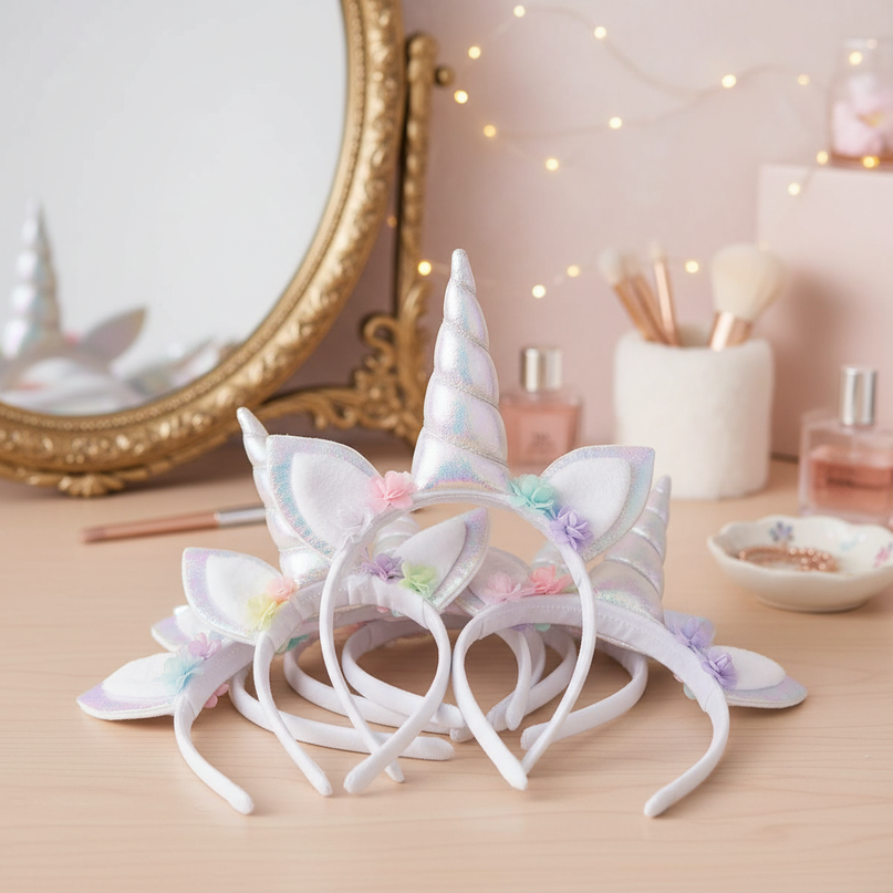 unicorn headband bulk pack - lifestyle