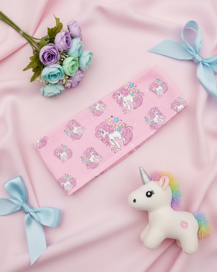 unicorn headband cosplay - flat-lay