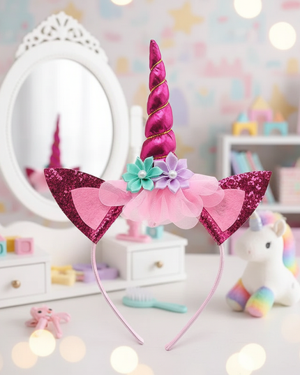 unicorn headband for baby - lifestyle