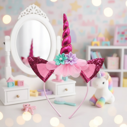 unicorn headband for baby - lifestyle