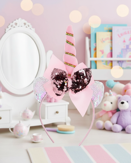 unicorn headband for toddler - lifestyle