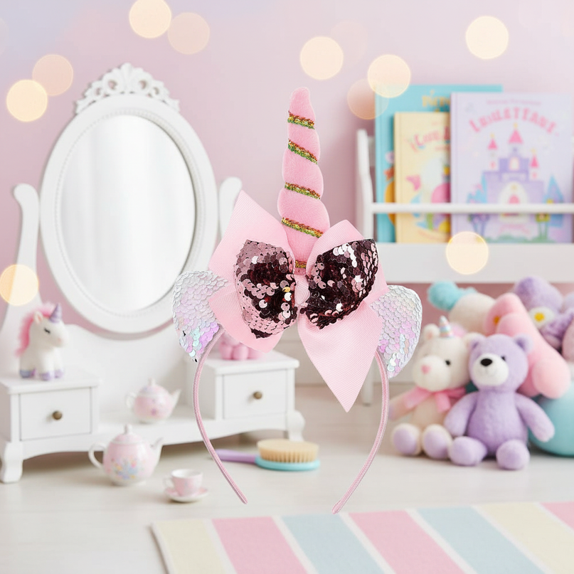 unicorn headband for toddler - lifestyle